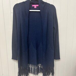 Navy Lilly Pulitzer XXS Tatum cardigan